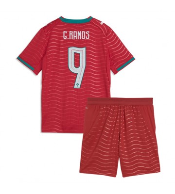 Portugal Goncalo Ramos #9 Hjemmebanetrøje Børn VM 2026 Kortærmet (+ Korte bukser)